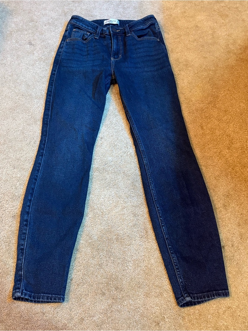 Abercrombie & Fitch Dark Blue Skinny Jeans
